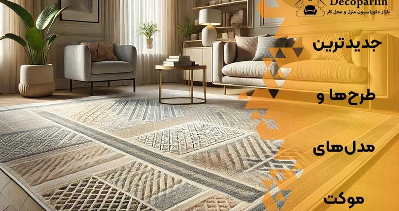 جدیدترین طرح‌ها و مدل‌های موکت
